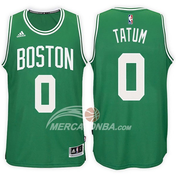 Maglia NBA Tatum Boston Celtics Verde3